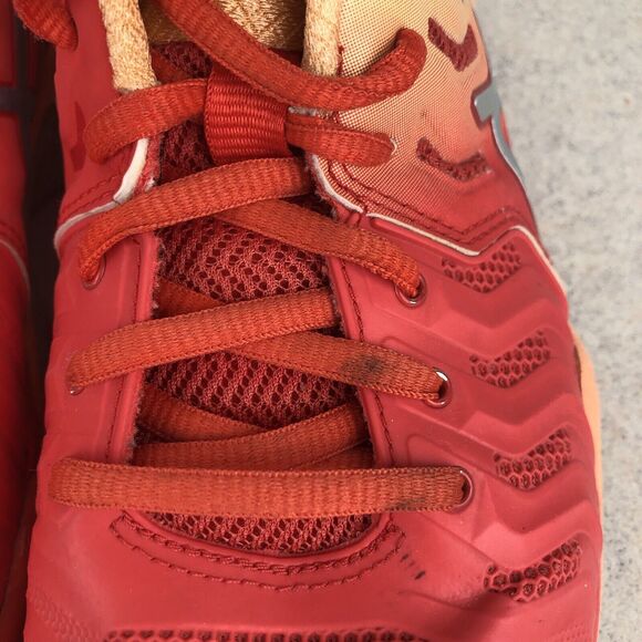 ASICS Gel-Resolution 7 Women’s Tennis Athletic Sneakers Shoes Sz 8 Orange Red - Picture 3 of 10